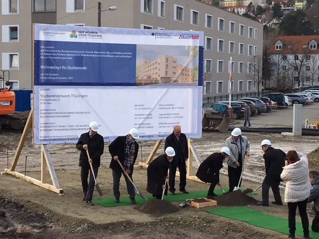 Grundsteinlegung in Jena