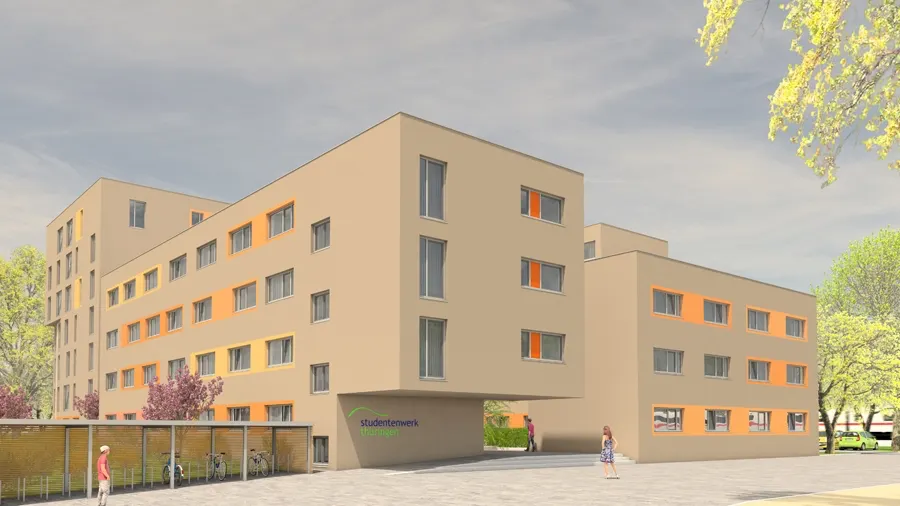 Studentenwohnhaus in Jena (Wettbewerb), Bild 2